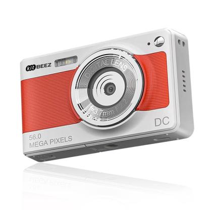 Kitbeez Cámara CCD retro  KC-2: 56 MP, video 4K, zoom 8X, 32 GB de memoria incluida