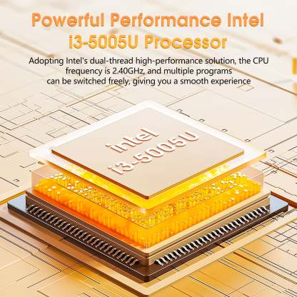 SGIN portátil de 15,6 pulgadas, 8 GB DDR4, 256 GB SSD, Windows 11 con procesador Intel Celeron de 4 núcleos, HD IPS 1366x 768
