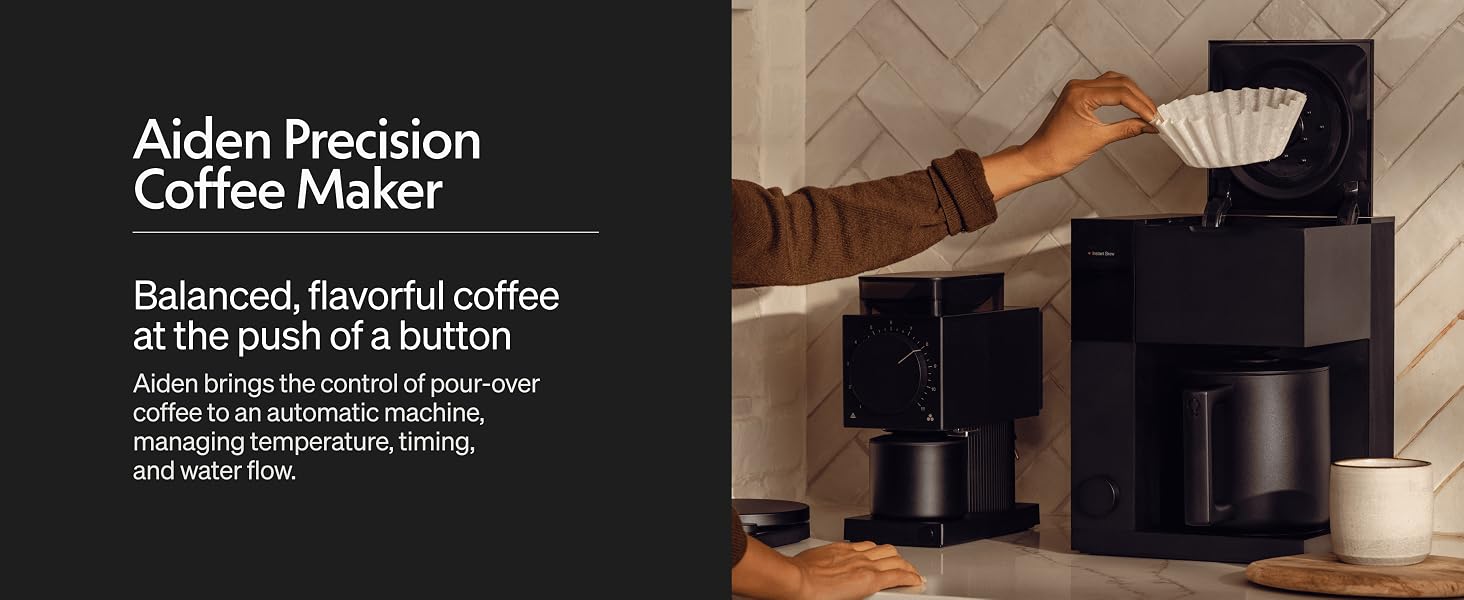 Barista quality coffee perfects temperature, bloom cycles, and pulses - get all the flavor