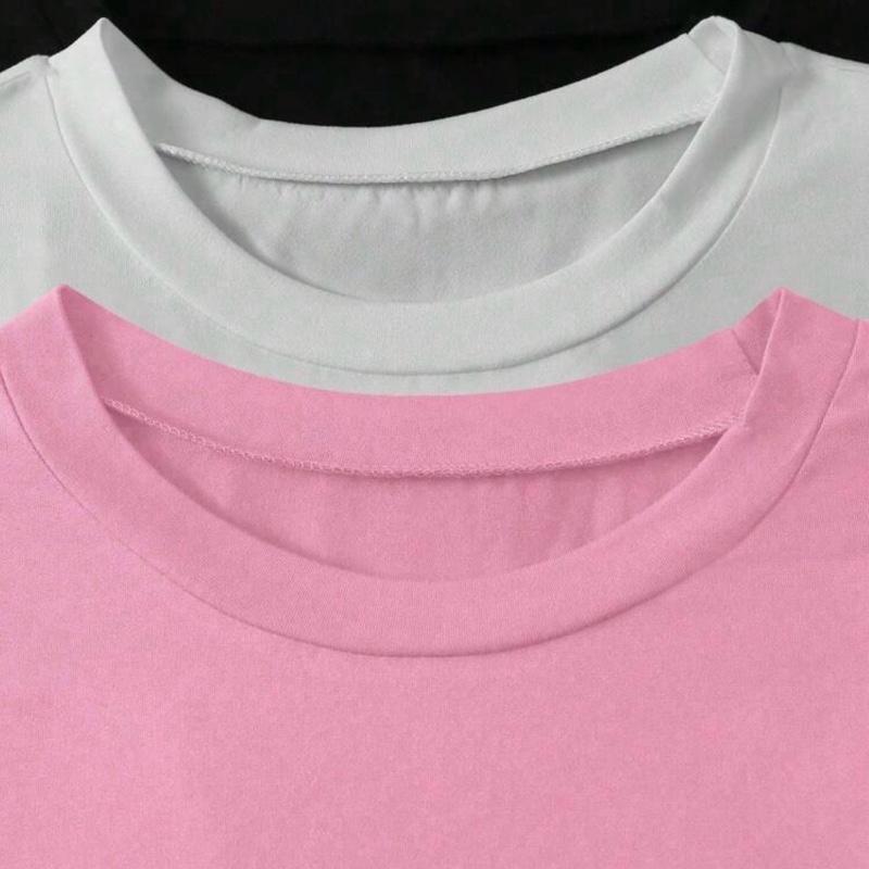5 Pack de Playeras para Dama Suave y Fresca  Ideal para Uso Diario tela brush dama
