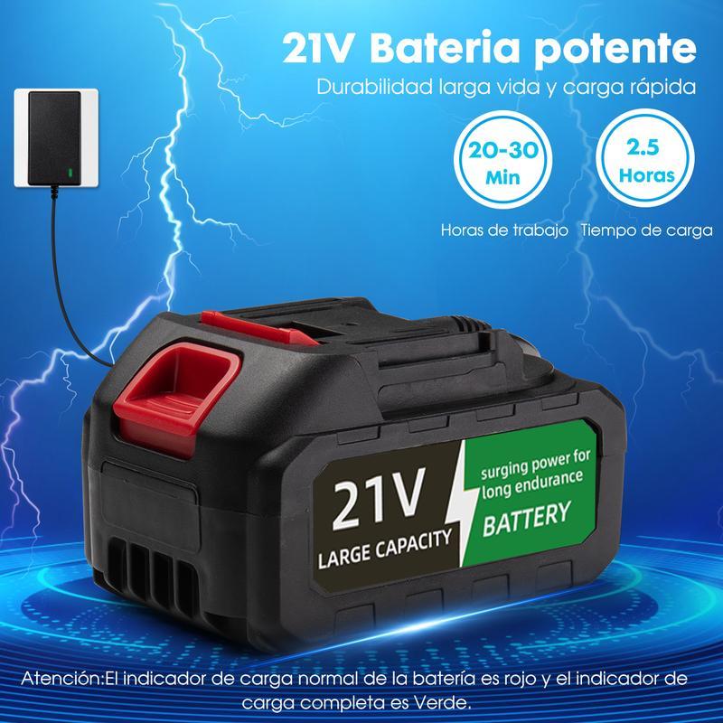 Hidrolavadora Inalámbrica Portátil de Alta Presión para Auto y Hogar, con Espumadora, 1 o 2 Baterías Según la Opción Seleccionada