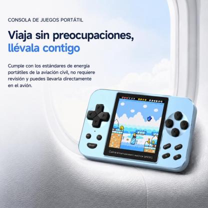 Consola de Juegos Portátil y Power Bank 2 en 1, Batería Magnética de 5000mAh con Carga Inalámbrica Rápida de 20W, Más de 6000 Juegos Retro Clásicos