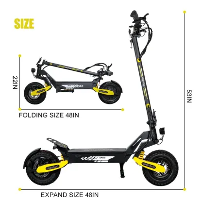 EOEOTWO All Terrain Electric Scooter 1200W Foldable