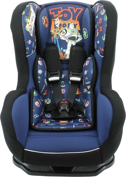 Disney - COSMO Autoasiento Grupo 0/1/2 (0-25Kg) - Made in France - Respaldo de carretera 0-10Kg - Inclinable -