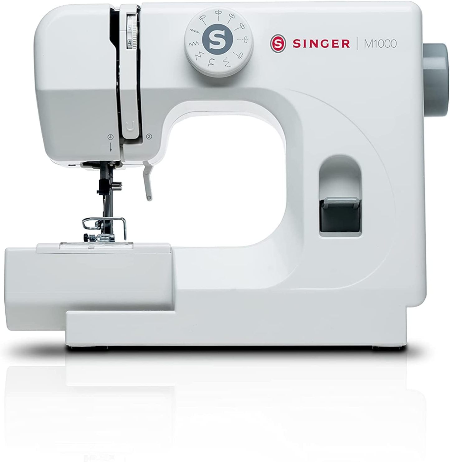 Máquina de coser SINGER M1000.662, aplicación de 32 agujas, máquina de reparación, sencilla, portátil, adecuada para principiantes