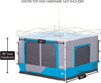 E-Z UP Inc Camping Cube 6.4 Tienda de campaña para Exteriores, Punch
