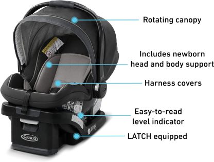 Graco Asiento De Coche Para Bebé, Studio, Paquete De 1 Count