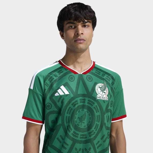 Paquete de 3 piezas：Jersey adidas para Hombre Local Selección Nacional de México 26 Verde