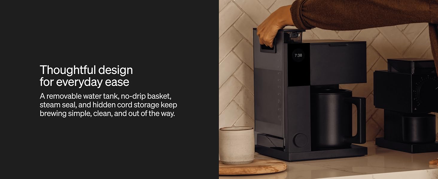 modern everyday design schedule to start boiling, keep water hot for an hour before the