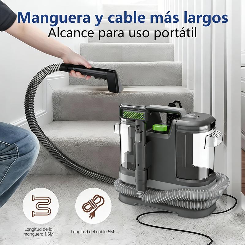 Aspiradora Lavadora Portátil para Alfombras 2L 110V