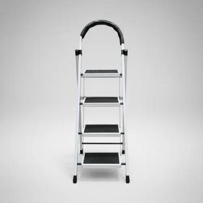 Escalera De Acero Tubular Tipo Tijera Plegable 4 Escalones