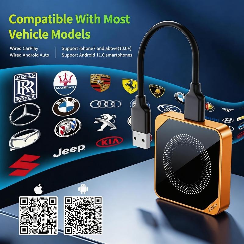 2026 Los adaptadores inalámbricos de carplay aibox admiten la aplicación Netflix / YouTube / tiktok para reproducir vídeos en la pantalla del automóvil (no admiten vehículos con carplay inalámbrico incorporado), versión avanzada 4G + 32G, funcionamiento e