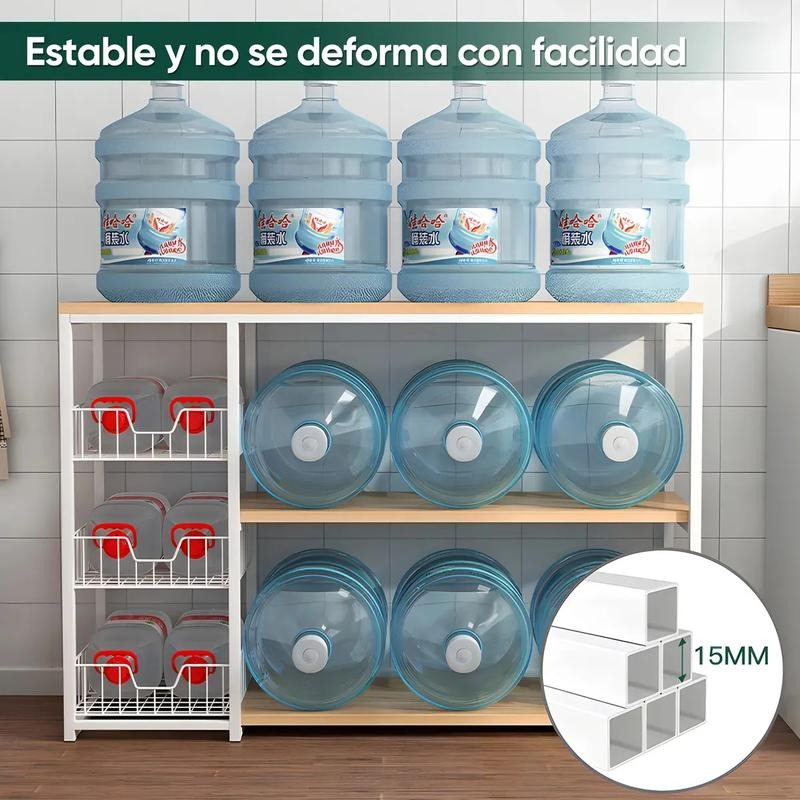 Mueble Organizador Cocina Estante Microondas Despensa Horno