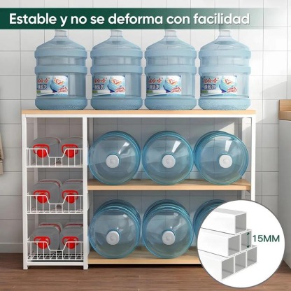 Mueble Organizador Cocina Estante Microondas Despensa Horno