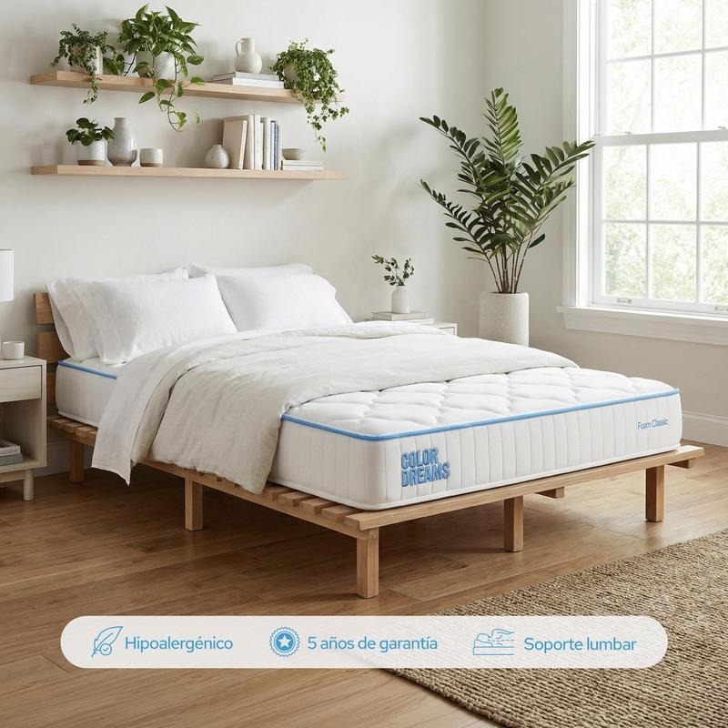 Colchón Classic Foam Color Dreams | Memory Foam | 18cm | En Caja