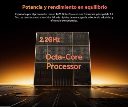 Cubot KingKong ACE5, Robusto Smartphone Android 16, 20 GB de RAM (8GB + 12GB ampliables), 256 GB de ROM, batería de 10200 mAh, pantalla de 6,745" y 120 Hz, cámara de 48MP, NFC, luz de anillo oculta. 4G móviles ofertas  A
