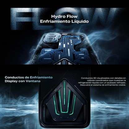 Infinix GT 50 PRO 5G, 12+256GB/12+512GB, Plata Glacial con Gaming Kit Gratis, Enfriamiento Líquido Real - Gatillos GT - 144 FPS Ecosistema Gaming-Hot Sale x Mayo Venta Quincenal Campaign