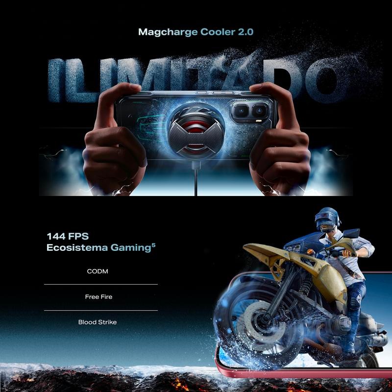 Infinix GT 50 PRO 5G, 12+256GB/12+512GB, Plata Glacial con Gaming Kit Gratis, Enfriamiento Líquido Real - Gatillos GT - 144 FPS Ecosistema Gaming-Hot Sale x Mayo Venta Quincenal Campaign