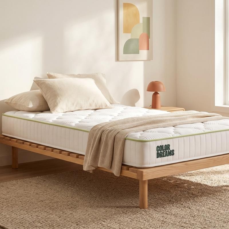 Colchón Foam Plus Snow Color Dreams | Memory Foam con Gel | Cooling Fresh Sense | 23 cm | En Caja
