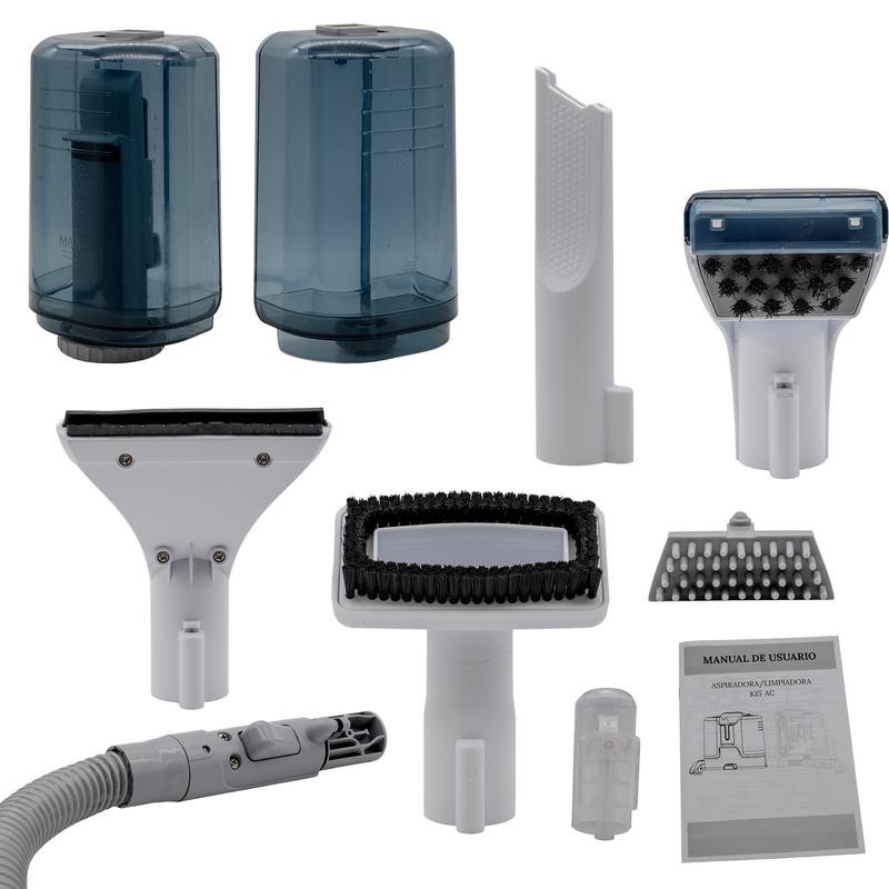 Aspiradora para Alfombra y Tapicería con Función de Inyección y Succión de Agua, Limpieza Profunda de Muebles, Autos y Pisos, Ideal para Eliminar Manchas y Suciedad Difícil