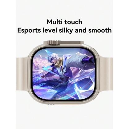 Maxwear U3a smart watch La Tarjeta SIM de Reloj Inteligente 5G 16GB con Cámara GPS App Descargable WiFi iOS para Pagar Android Pantalla AMOLED 2.06 Pulgadas Procesador Sc8541e 4 núcleos 1.4 GHz RAM 2GB ROM 16GB Batería 800mAh Correa de 49mm