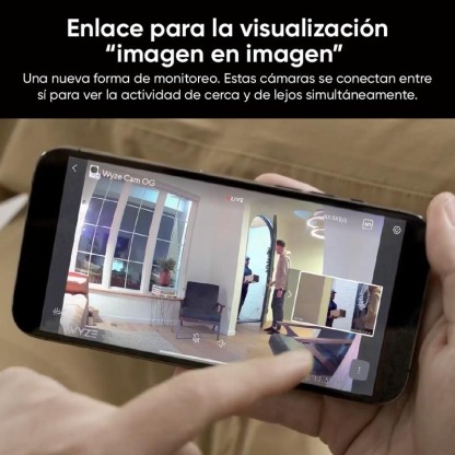 Wyze Cam OG - Cámara Inteligente 1080p Con Grabación 24/7 en microSD, Monitoreo De Mascotas Y Compatible Con Alexa/Google Assistant