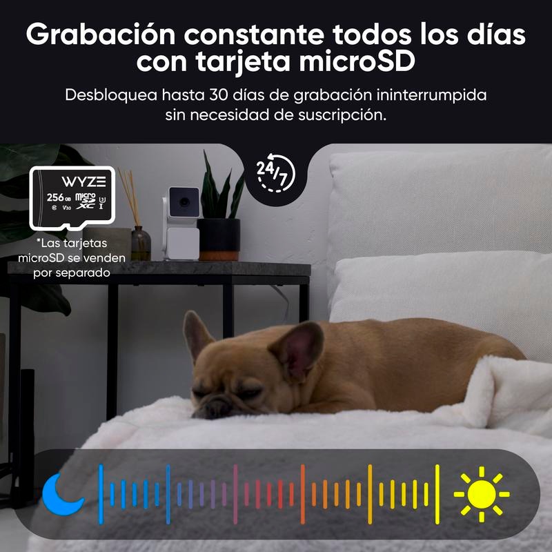 Wyze Cam OG - Cámara Inteligente 1080p Con Grabación 24/7 en microSD, Monitoreo De Mascotas Y Compatible Con Alexa/Google Assistant