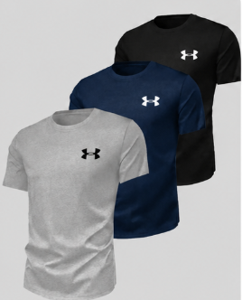 Camiseta para hombre Under Armour HeatGear Tech Twist (Paquete de 4)