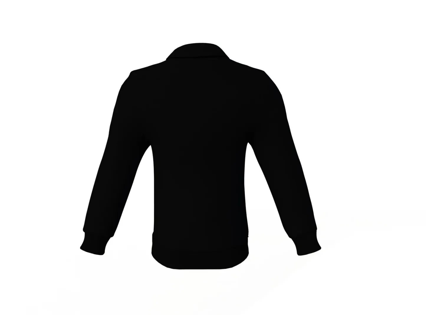 Black Varsity Letterman Jacket with Black Sleeves