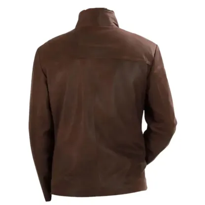 Brown Suede Leather Jacket