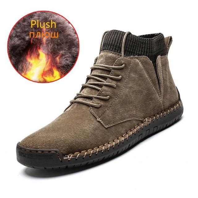 winter warm men's snow boots