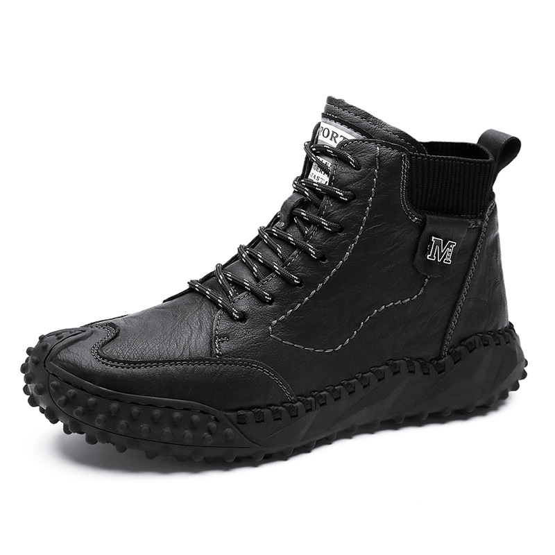 Men's Fashion Leather Warm Outdoor Boots