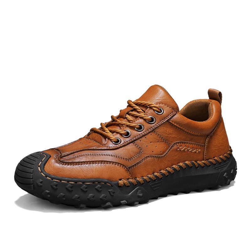 ⏰ 50% off -Men's handmade genuine leather non-slip orthopedic shoes