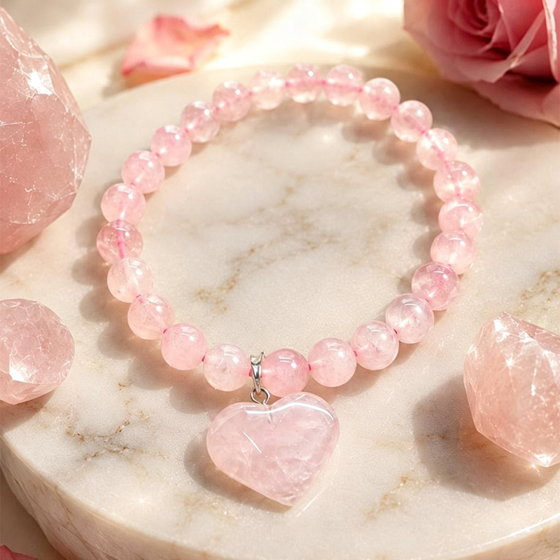 Rose Quartz Bracelets