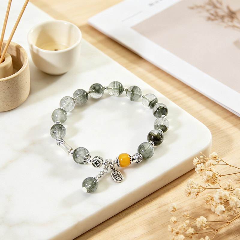 Green Phantom Quartz Bracelets