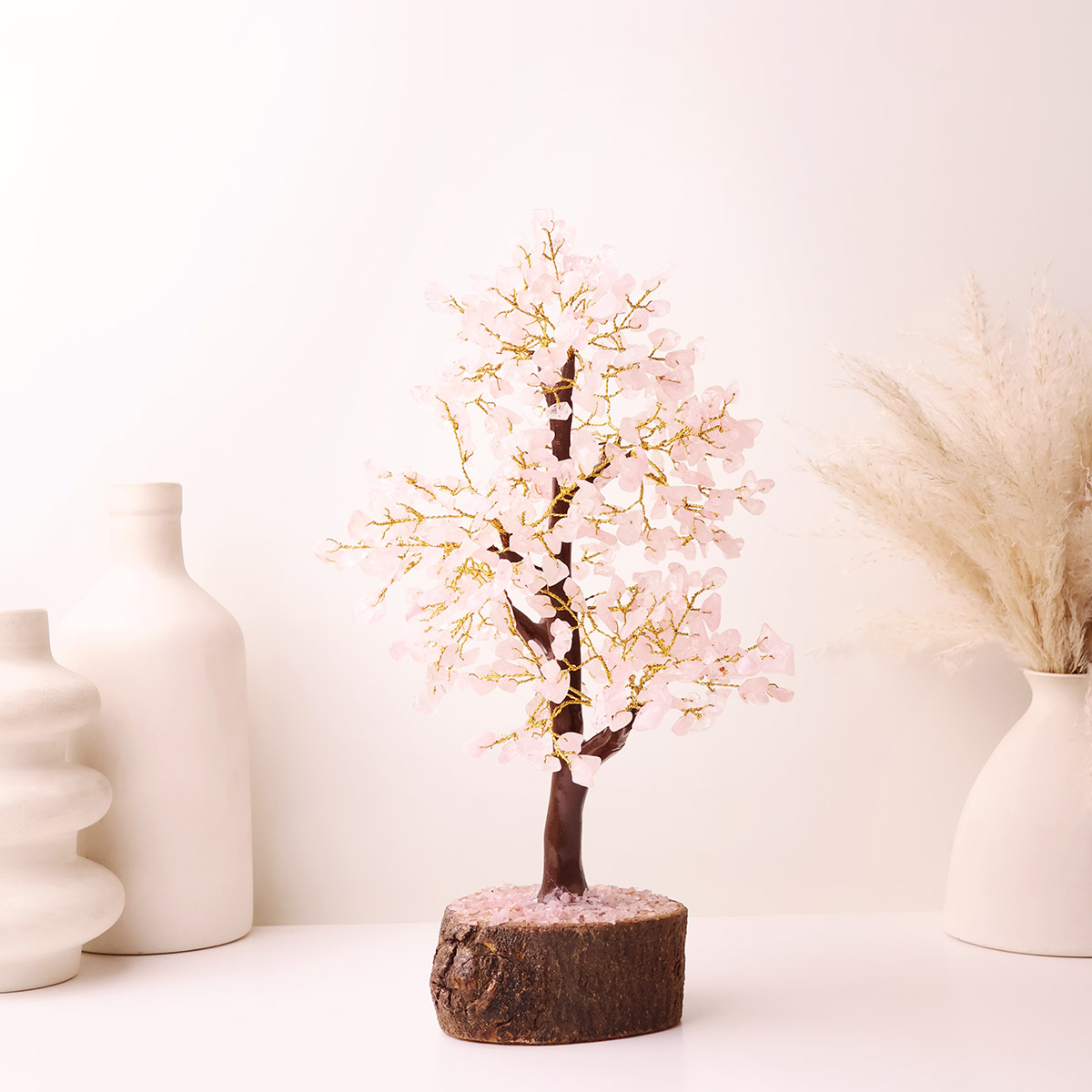 Rose Quartz M-Seal Tree