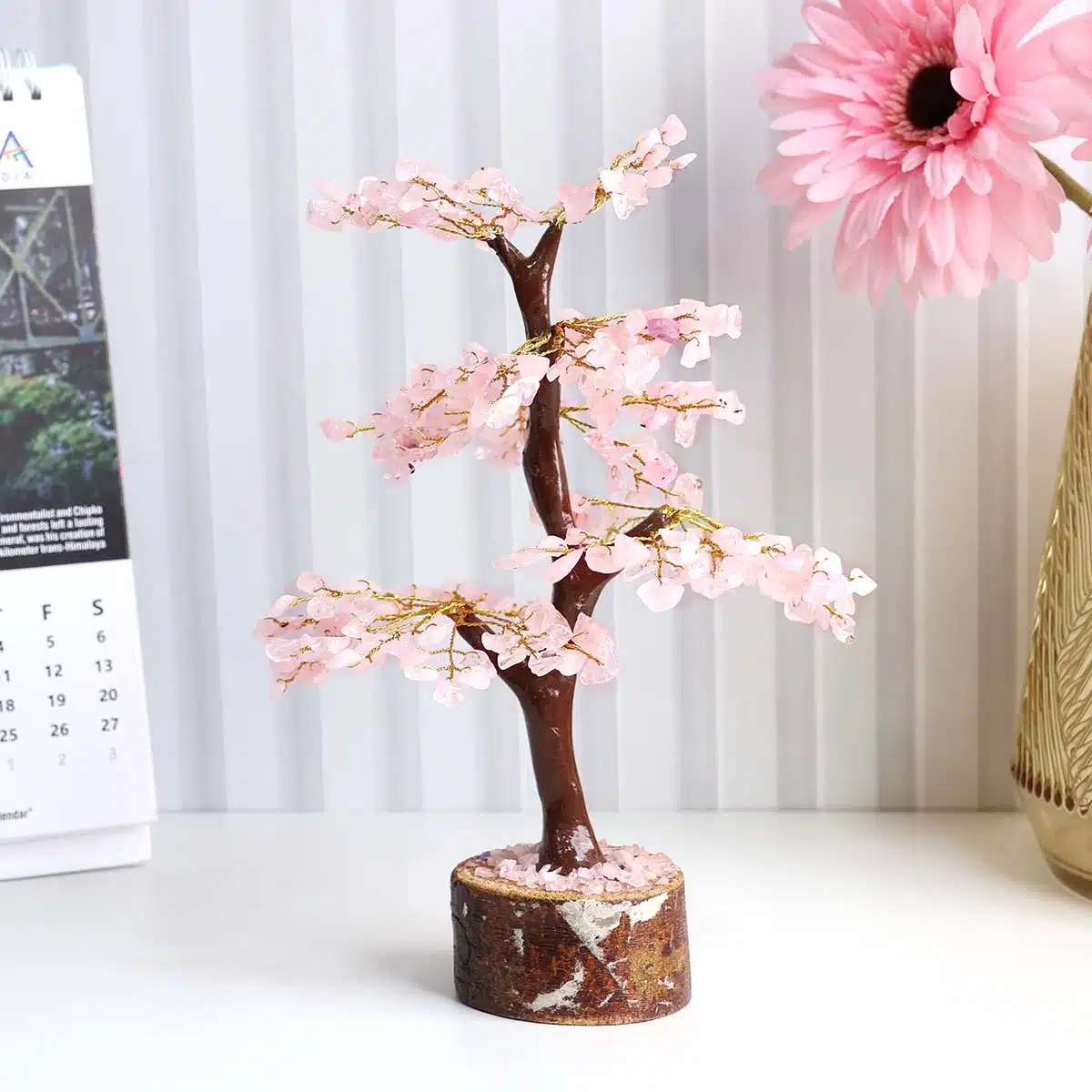 Rose Quartz M-Seal Tree
