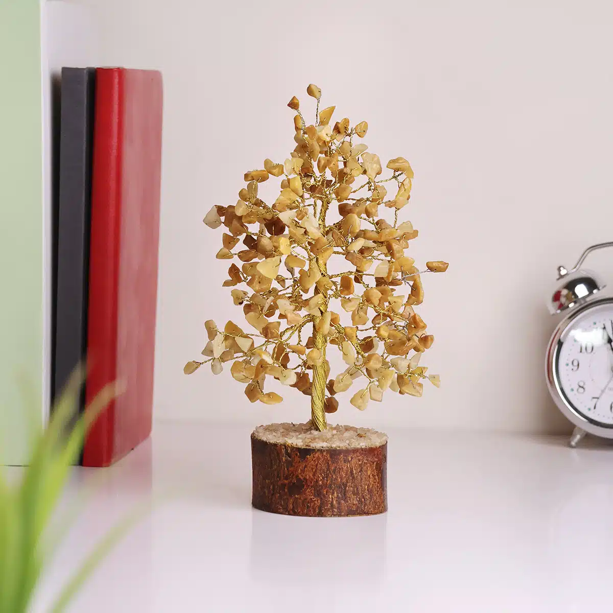 Yellow Aventurine Tree Gold Wire
