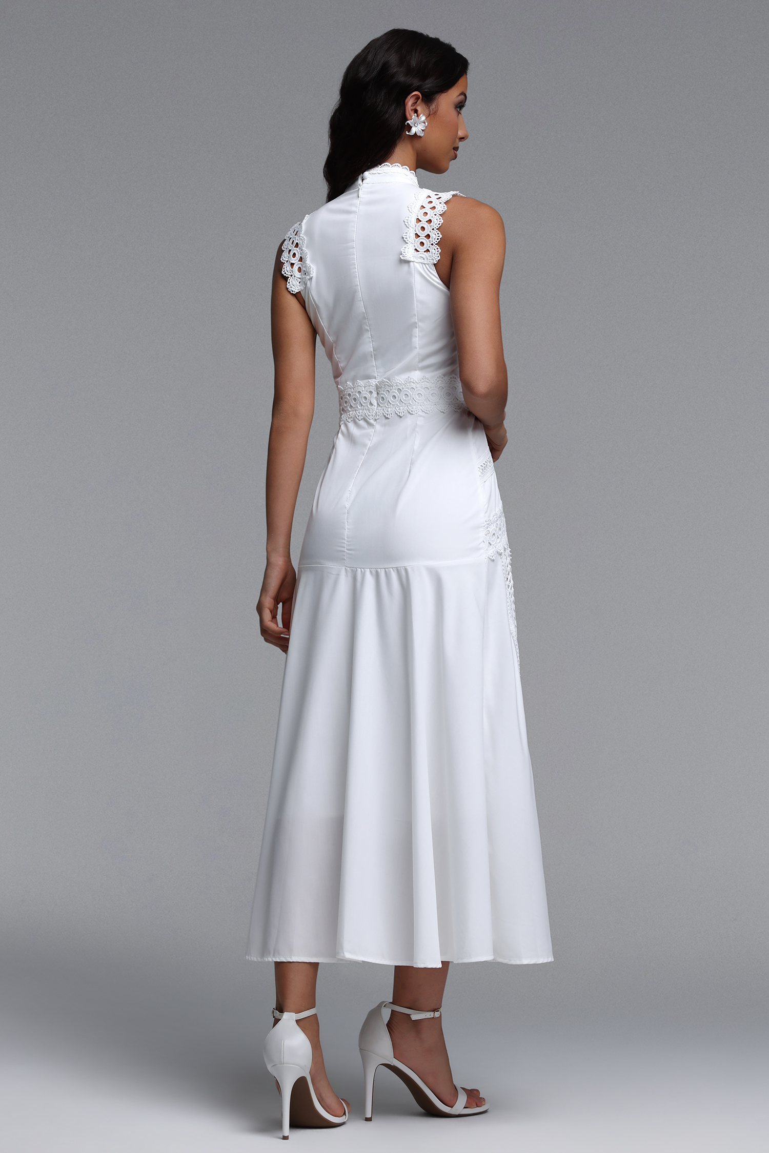 Inez Resort Contour Sleeveless Woven Maxi Dress