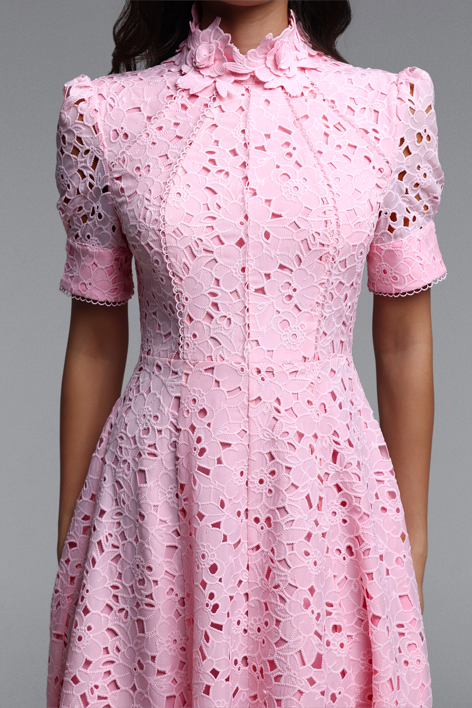 Kitsu Short Sleeve Midi Dress