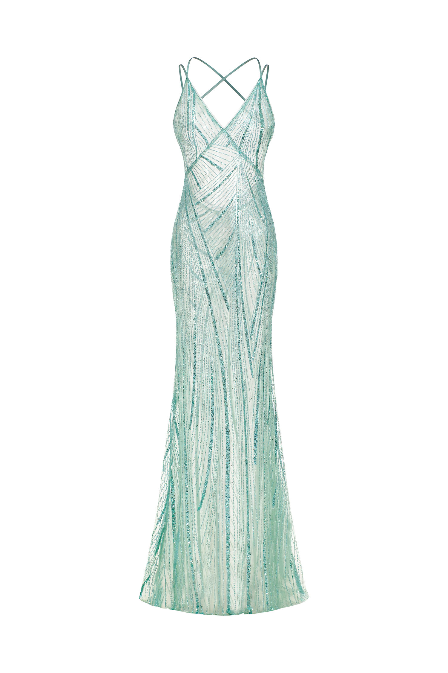 Hilia Glliter Maxi Dress