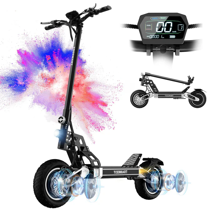 TODIMART S13 Trottinette électrique à double moteur