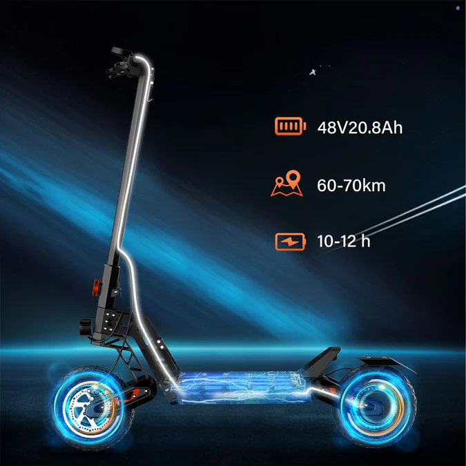TODIMART S13 Trottinette électrique à double moteur