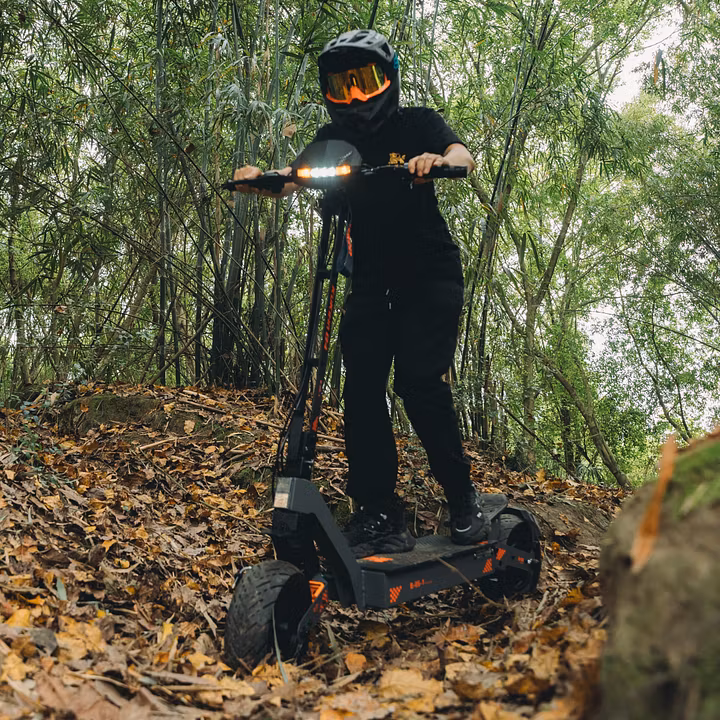 KuKirin G4 Trottinette Électrique Tout-Terrain avec Moteur 2000W, Batterie 20Ah, Autonomie maximale de 75KM,Pneus 11 Pouces, Double Suspension