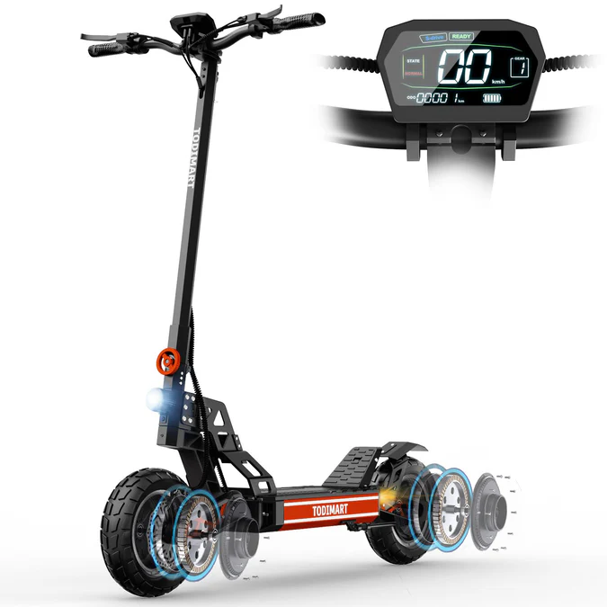 TODIMART S13 Trottinette électrique à double moteur