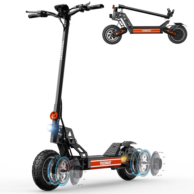 TODIMART S13 Trottinette électrique à double moteur