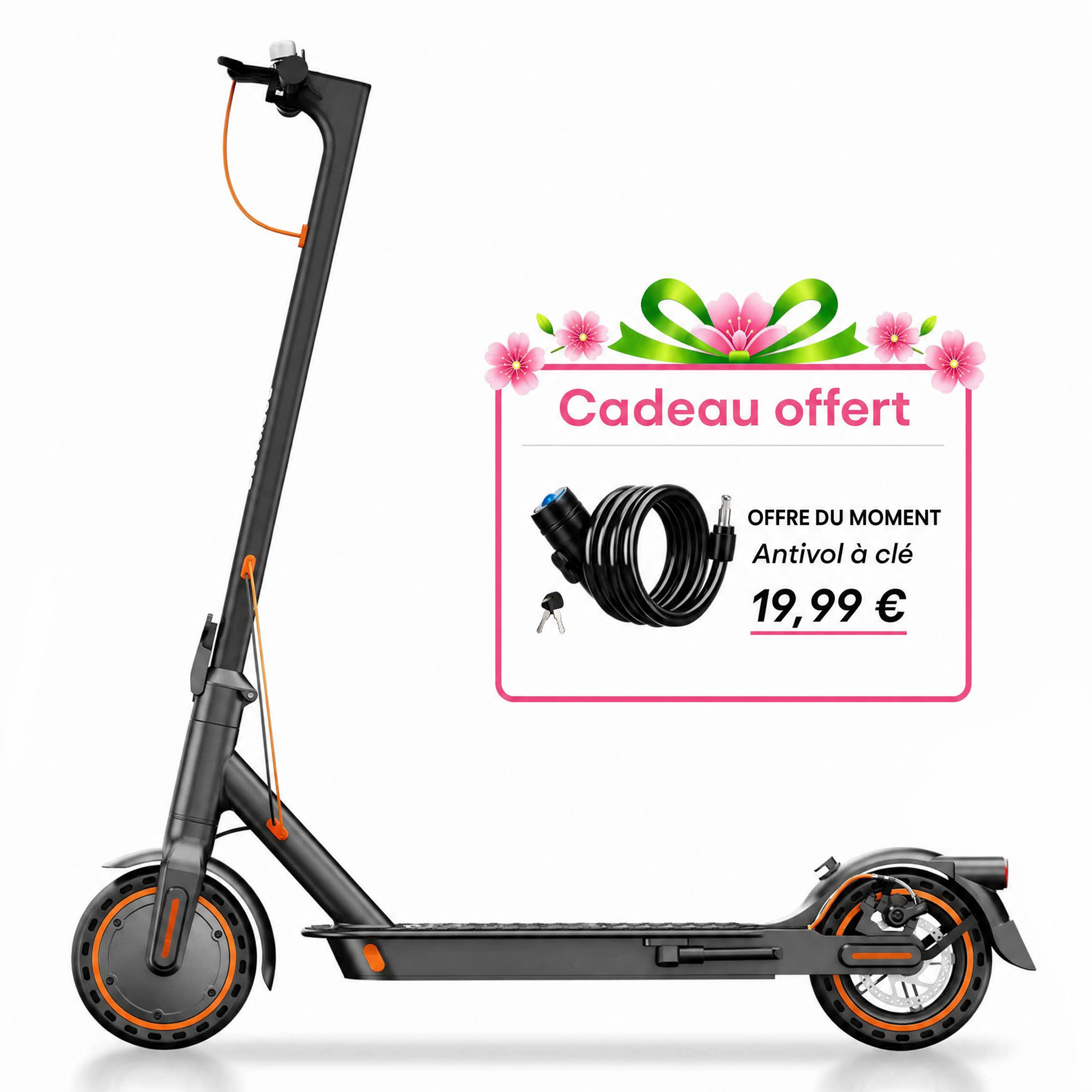 TODIMART T3 Trottinette électrique(application Bluetooth)