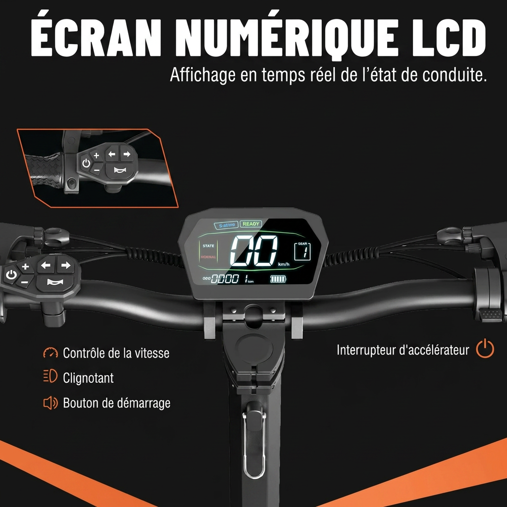 TODIMART S9 Trottinette électrique tout-terrain  Prix soldé