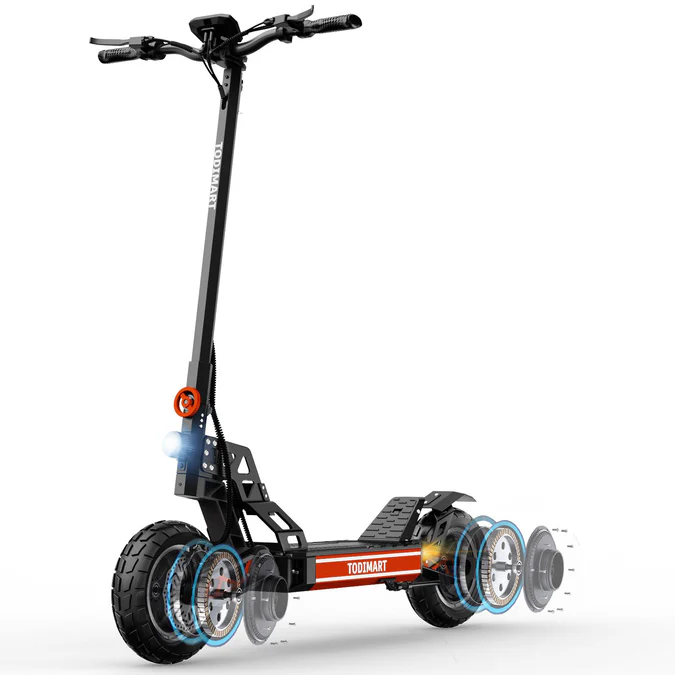 TODIMART S13 Trottinette électrique à double moteur