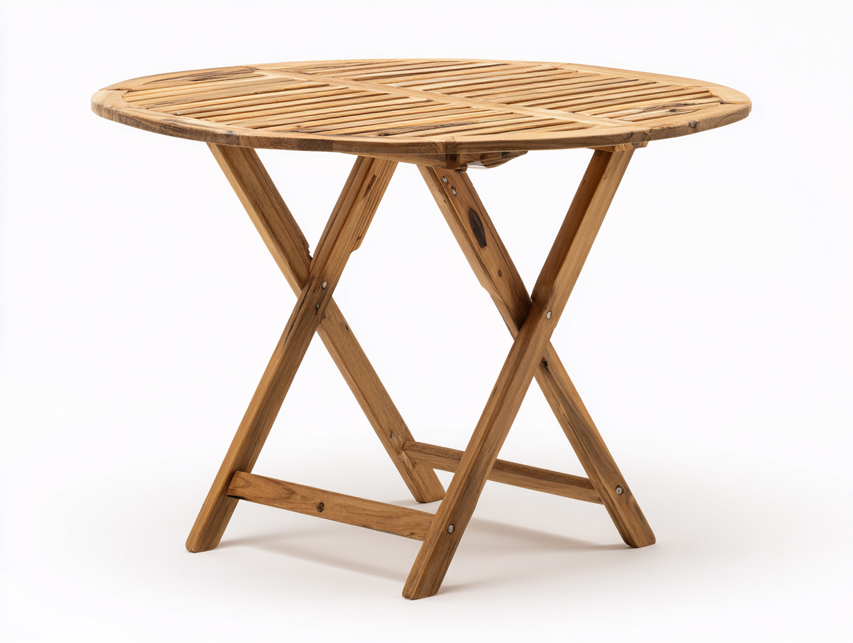 Gartentisch Akazienholz 90x90x74 cm natur - klappbar für Garten-Zivoadwell